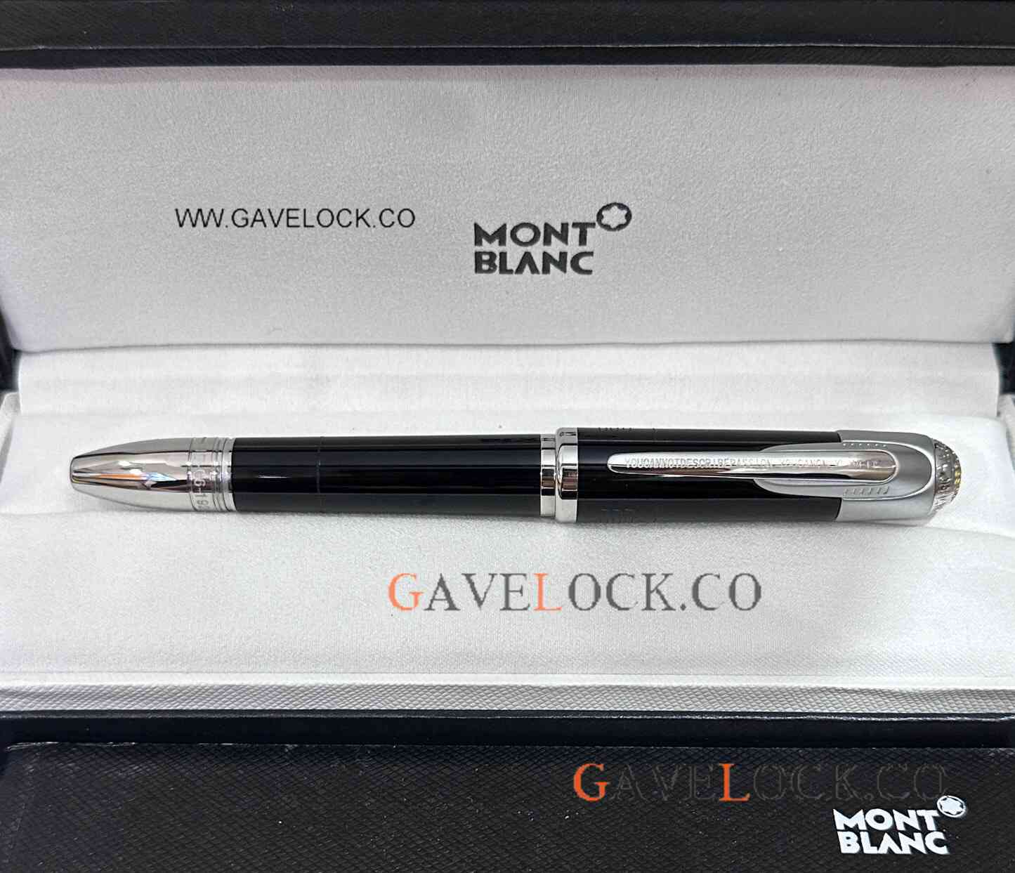 Copy Montblanc Great Characters Enzo Ferrari Ballpoint Pen Black Resin